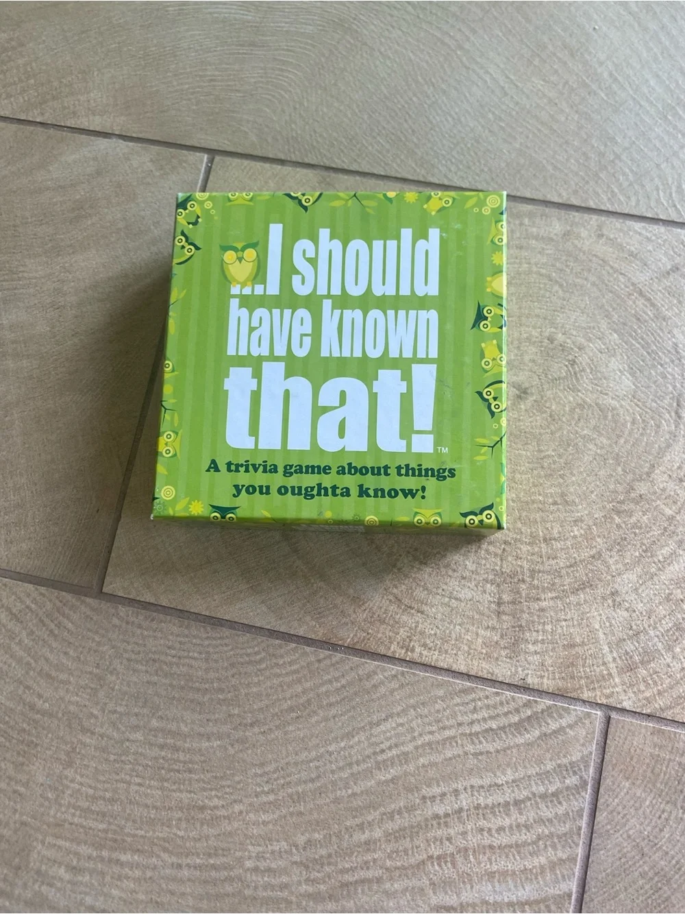 I Should Have Known That! Trivia Game